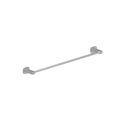 LUXUS 600mm Brushed Nickel Single Towel Rail