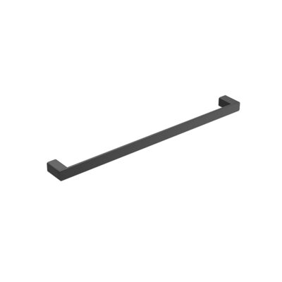 KASTEN 600mm Black Single Towel Rail