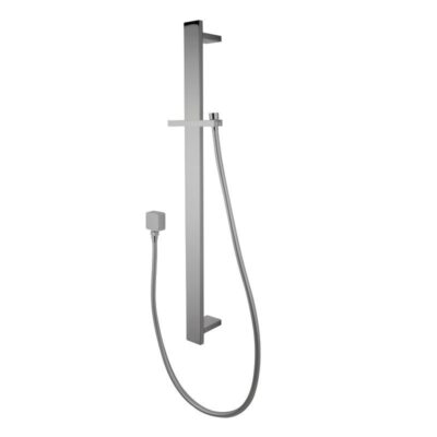Brushed Nickel Shower Rail