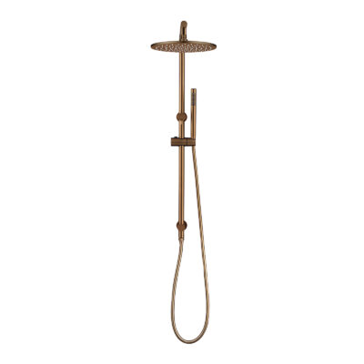 10″ Brushed Copper Shower Station