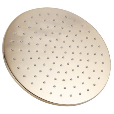 250mm Brushed Brass Shower Head