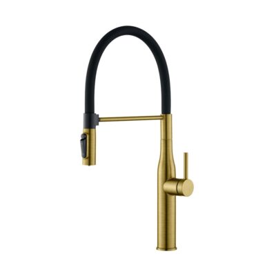Brushed Brass Kitchen Mixer