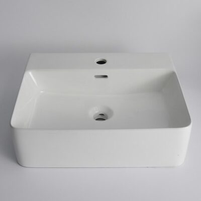 520 x 420 x 155mm Gloss White Wall Hung Basin