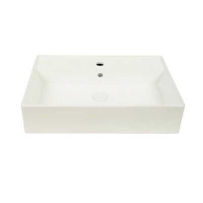 605 x 420 x 150mm Gloss White Forma Wall Hung Basin