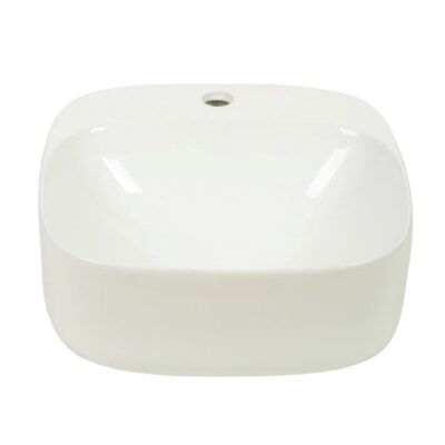 420 x 420 x 155mm Gloss White Luno Wall Hung Basin