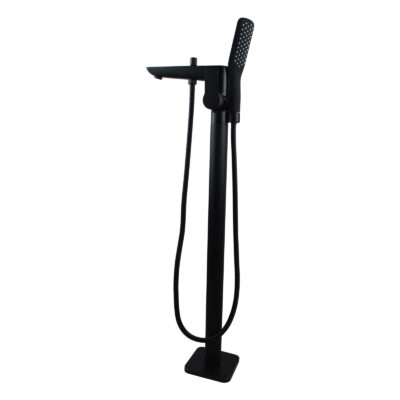Black Freestanding Tap with Handheld Shower