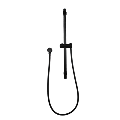 Matte Black Shower Rail