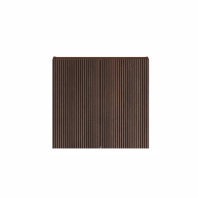 600mm Sable Walnut Havana Laundry 630 Fluted Wall Cabinet