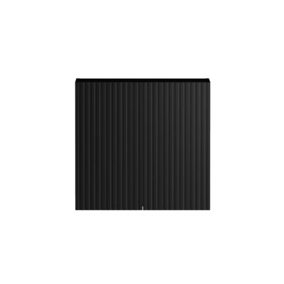 600mm Matte Black Marlo Laundry 630 Fluted Wall Cabinet