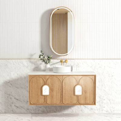 1200mm Woodland Oak Laguna Mark II Wall Hung Vanity