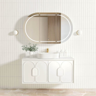 1200mm Matte White Laguna Mark II Wall Hung Vanity