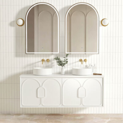 1500mm Matte White Laguna Mark II Wall Hung Vanity