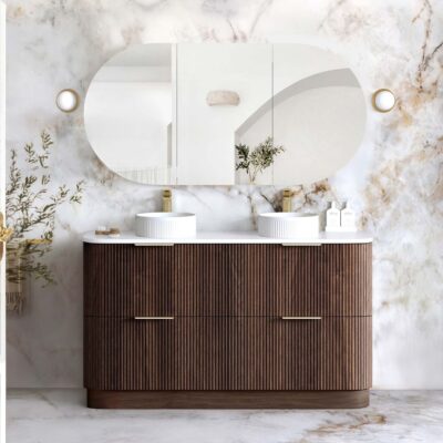 1500mm Sable Walnut Havana Freestanding Vanity
