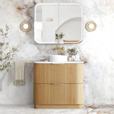 900mm Woodland Oak Havana Freestanding Vanity