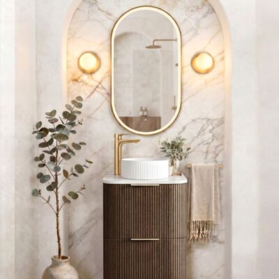600mm Sable Walnut Havana Freestanding Vanity