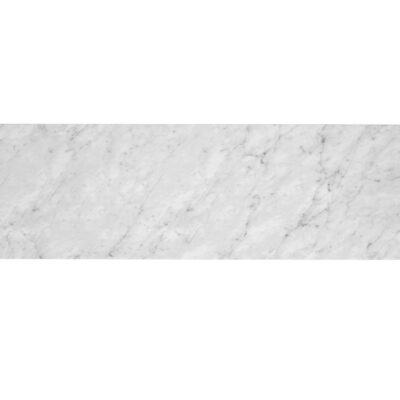 1960mm Carrara Laundry Natural White Marble Top No Hole