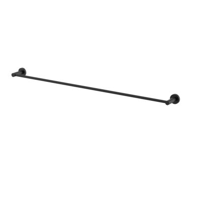 900mm Matte Black Mirage Single Towel Rail
